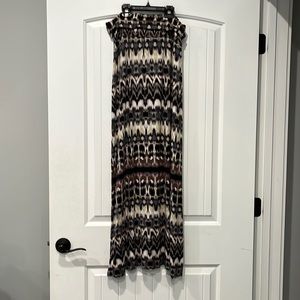 Cynthia Rowley large, patterned long skirt